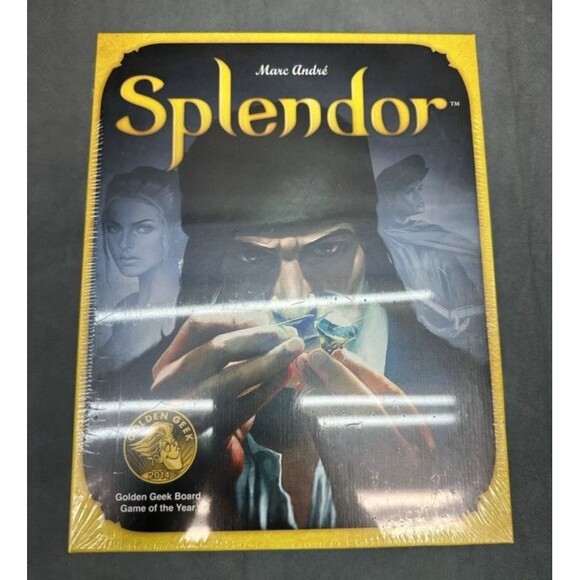 Splendor Board Game Space Cowboy 2016 Golden Geek Card 2016-1/SPL01/LU001 NEW - Picture 1 of 2